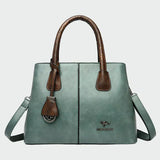 Bridget - Snake-Accent Faux Leather Bag