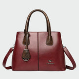 Bridget - Snake-Accent Faux Leather Bag