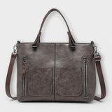 Olivia - Elegant Faux Leather Tote