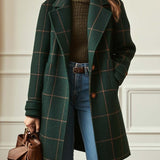 Gloria - Classic Plaid Coat