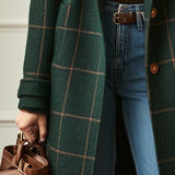 Gloria - Classic Plaid Coat