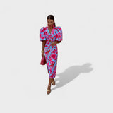 Lily - Tropical Fire Dress