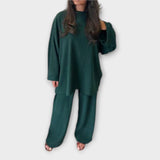 Stella - Plus-Size Ribbed Set